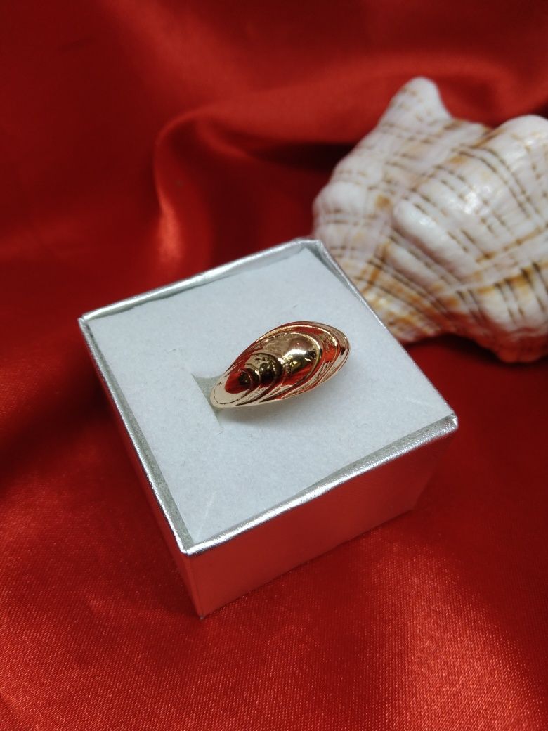 Piękny złoty pierścionek złoto Golden rose 583, rozmiar 14