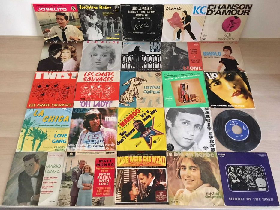 Discos de vinil singles - 2€ cada