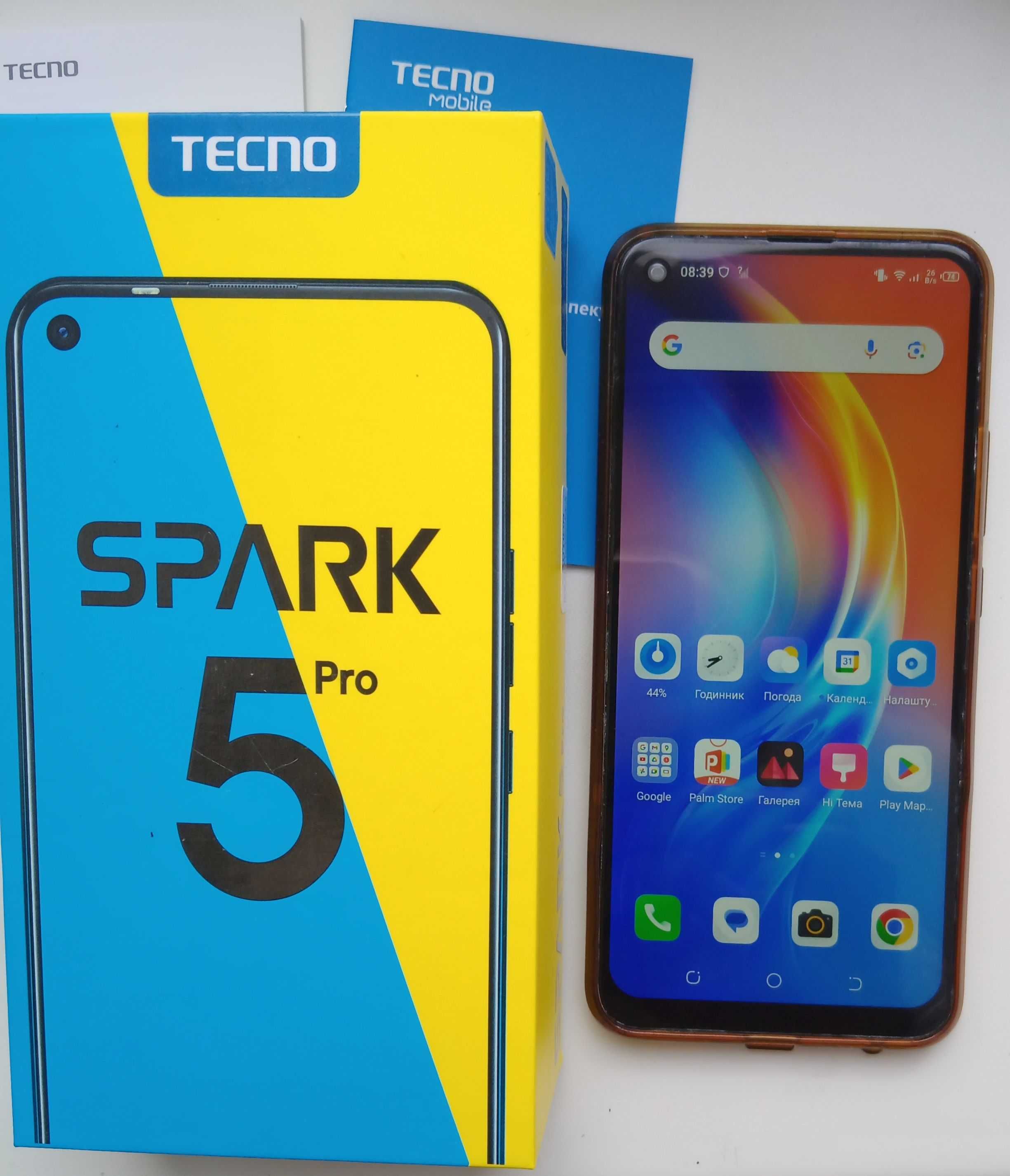 Tecno Spark 5 Pro KD7 4/64 Ice Jadeite 8 ядер LTE 5000 mAh