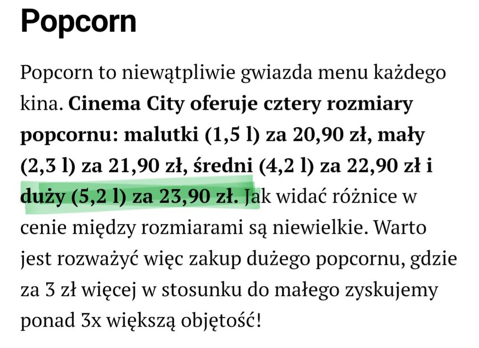 Voucher do baru Cinema City