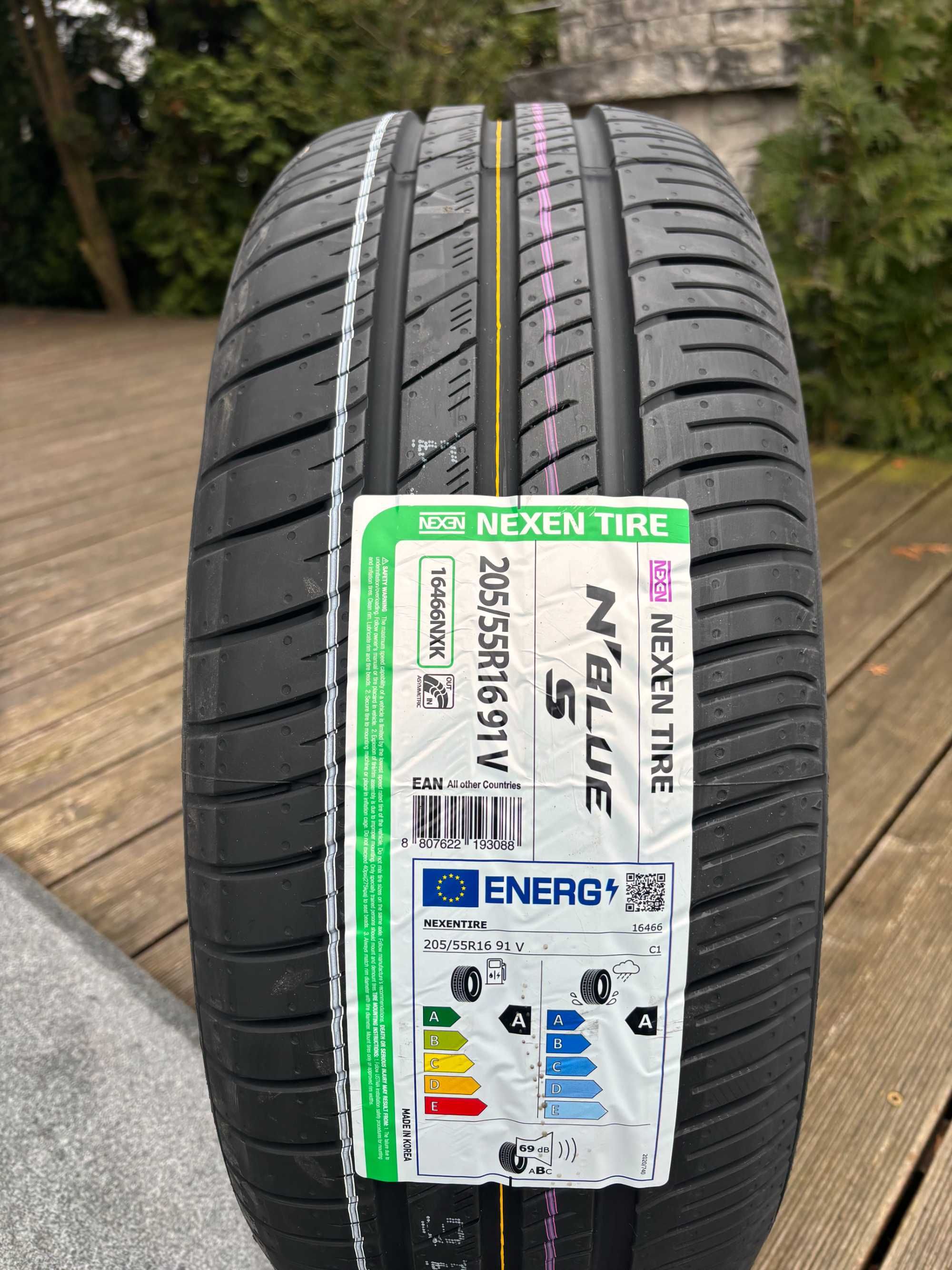 x4 letnie 205/55R16 Nexen N'BlueS 91V 2024r Parametry A,A 69db ! gwar