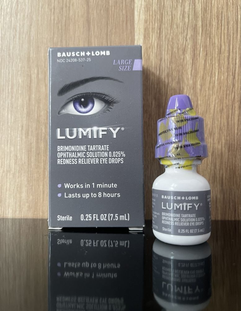 Krople LUMIFY eye drops wybielające 7,5 ml NOWE
