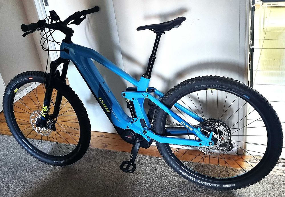 Rower Elektryczny CUBE STEREO HYBRID 140 / Carbon / FOX / FULL / BOSCH