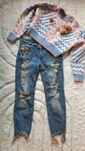 Spodnie jeans ZARA 38