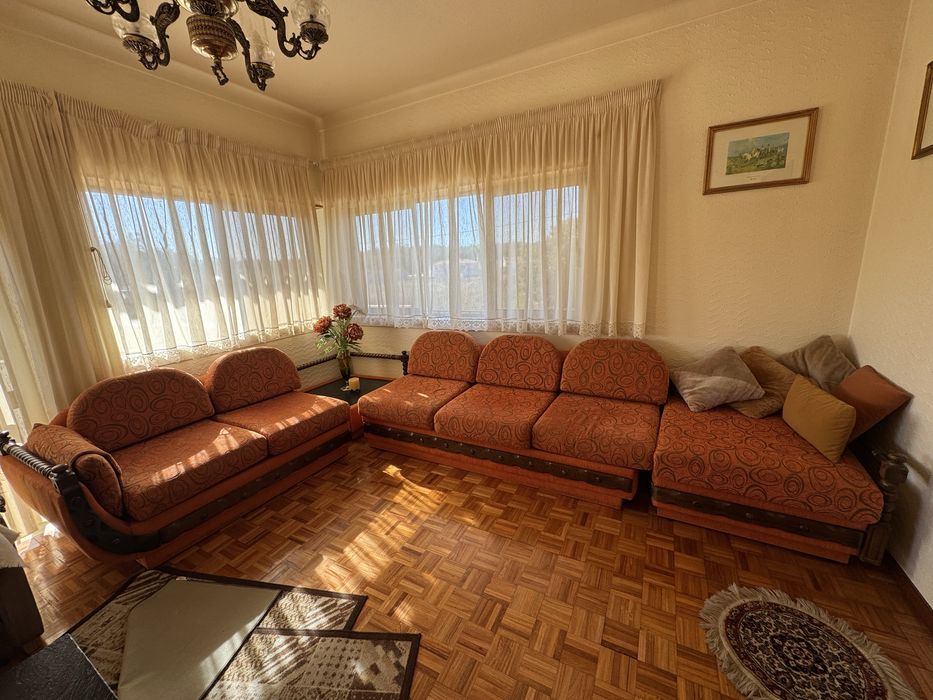 Sofa de sala cor de laranja