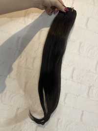 Натуральне волосся треси волосы натуральные трессы 50 см