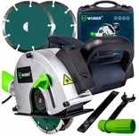 Bruzdownica Do Betonu Laser 2 Tarcze Walizka 3100w Wuber
