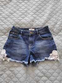 Spodenki krótkie jeans Reserved r. 146