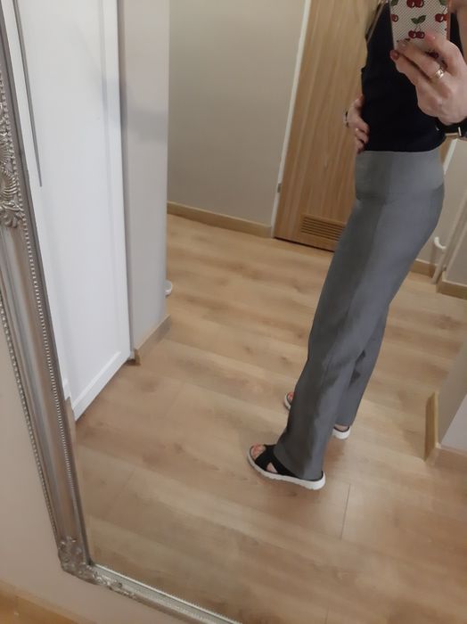 Sisley spodnie dzwony xs