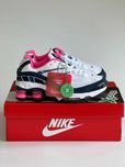 Женские кроссовки Nike Shox Ride 2 SP x Supreme White/Blue/Pink. 36-41