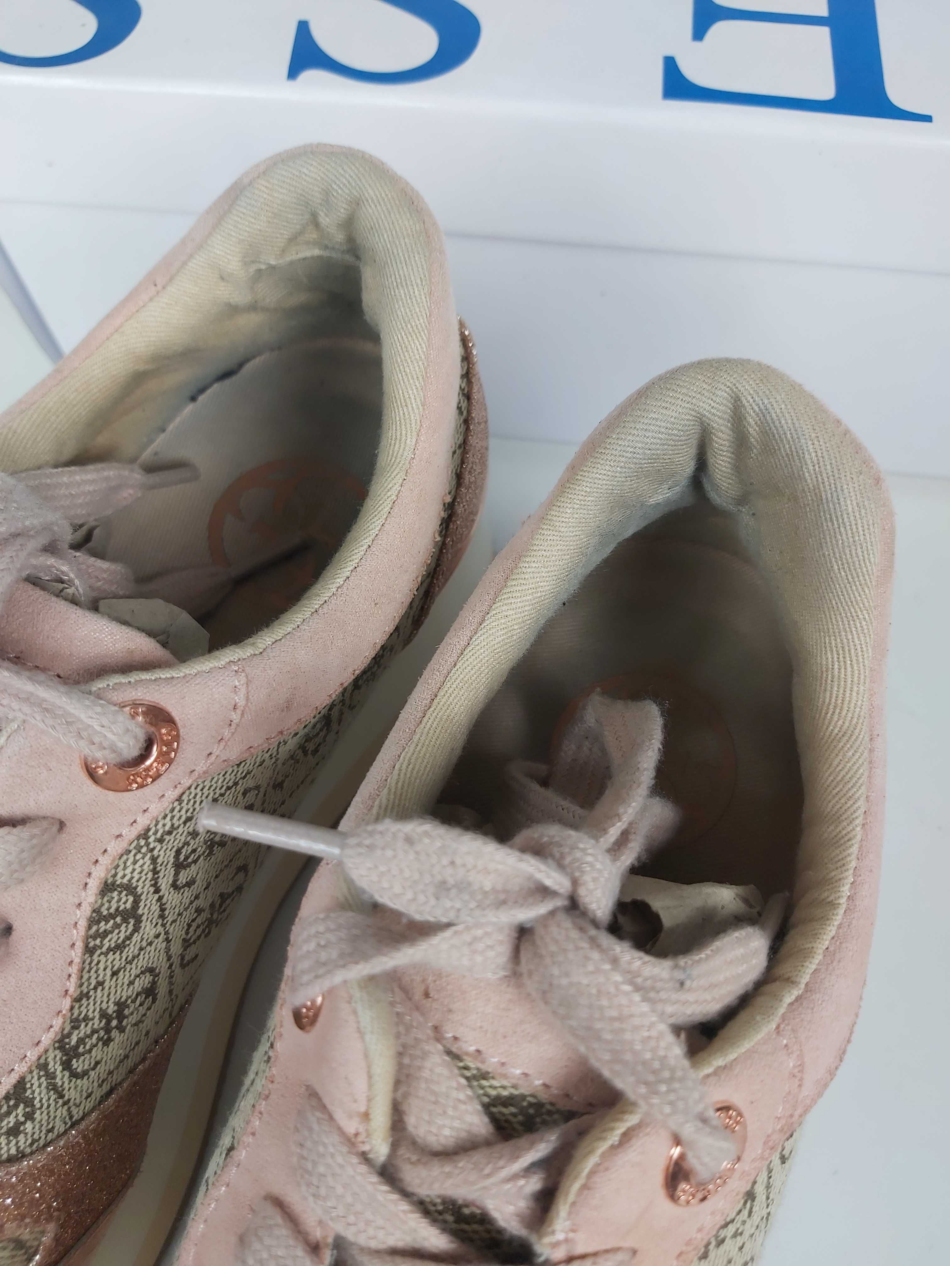 Używane sneakersy GUESS platforma różowe 37 trampki