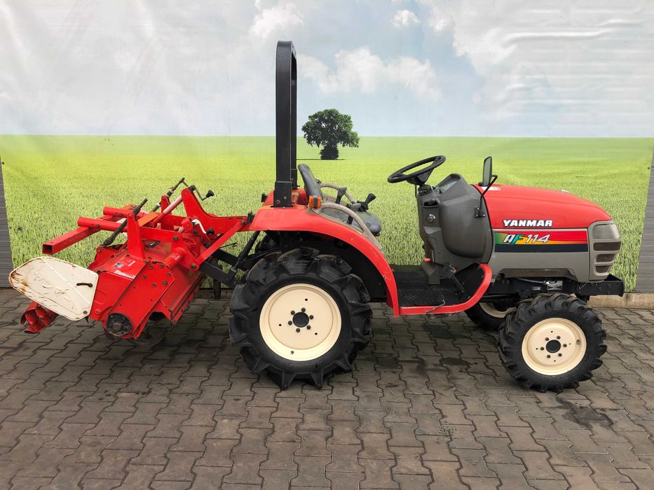 Traktorek Yanmar AF114 z glebogryzarką 14KM 2001 r 3cyl