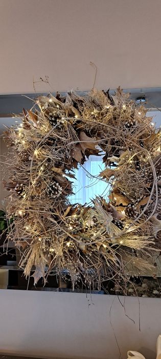 Wianek zimowy naturalny