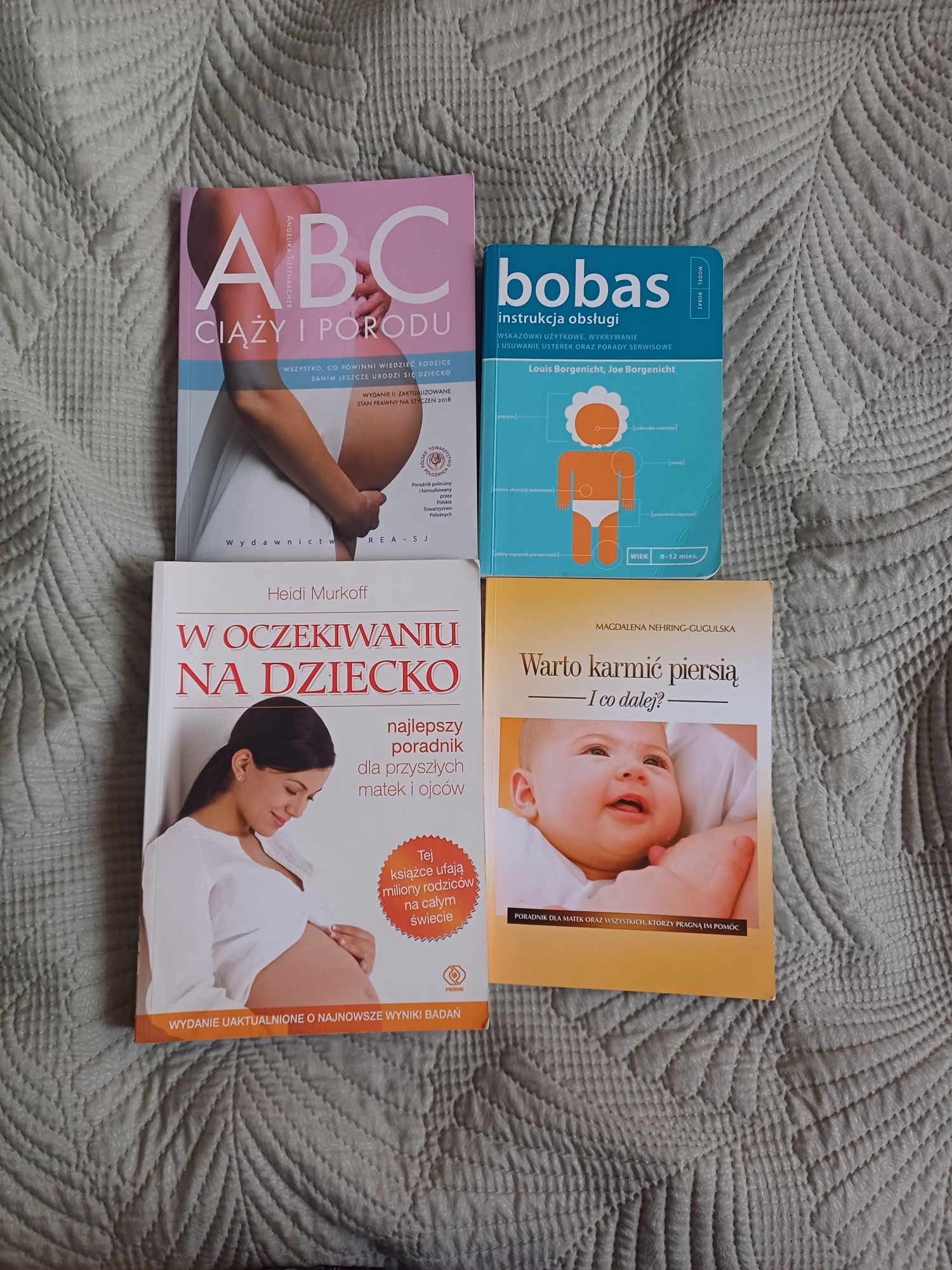 Książki o ciąży ABC, bobas, w oczekiwaniu na dziecko