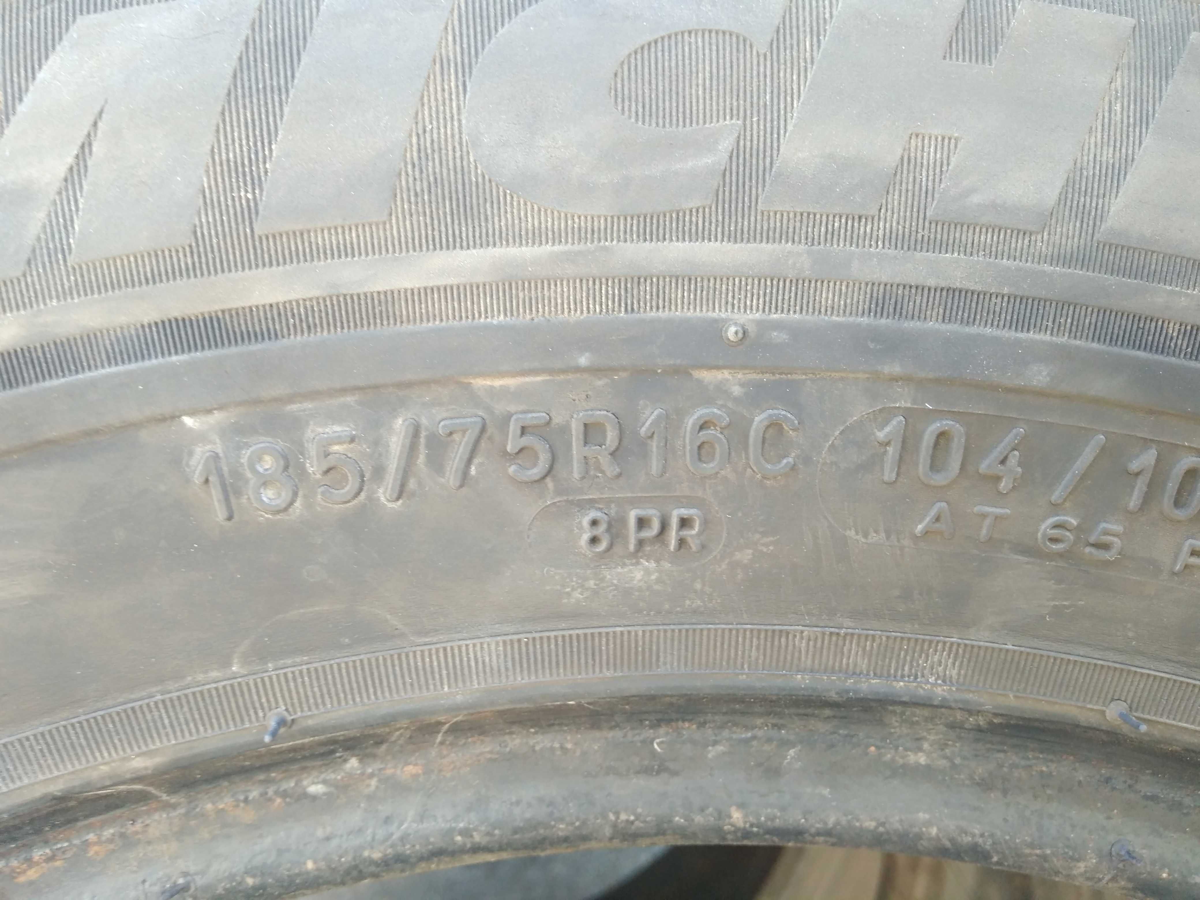 шини 7+ мм michelin 185/75 R16 2016 р.в.