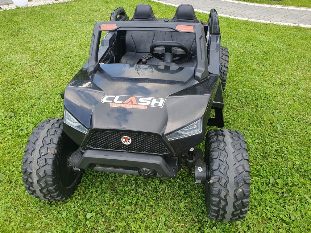 Auto na akumulator Mega Duże Buggy Clash - osobowy 24 Volt 4x4 Pilot