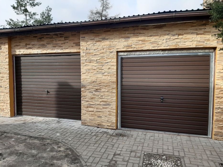 Brama garażowa uchylna 260x220 brąz lub antracyt panel poziomy Dostawa