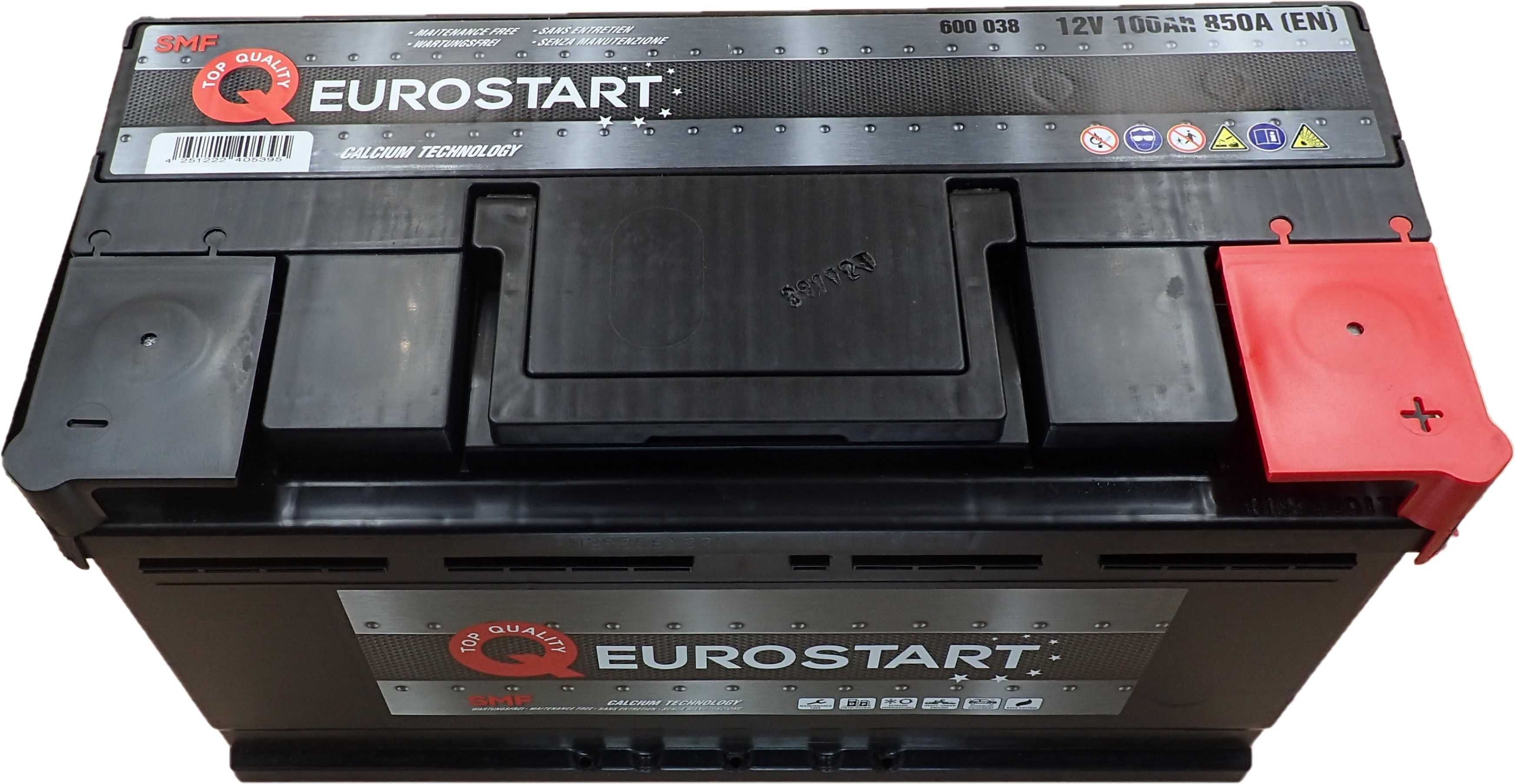 Akumulator 12V 100AH 850A Eurostart Nowy