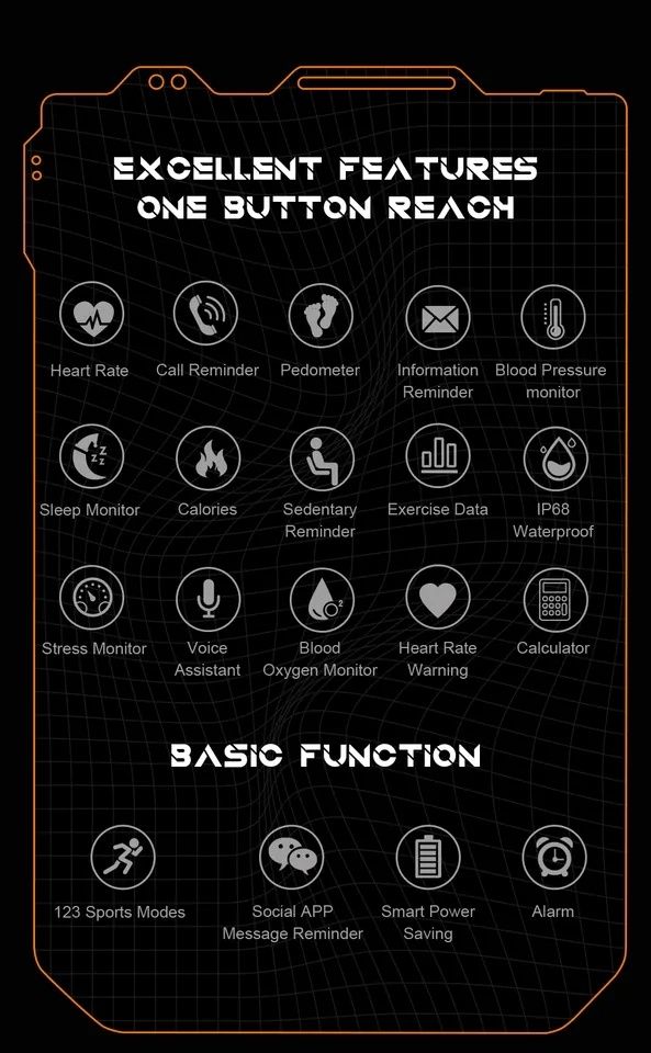 Smartwatch c20pro Pancerny i wodoodporny