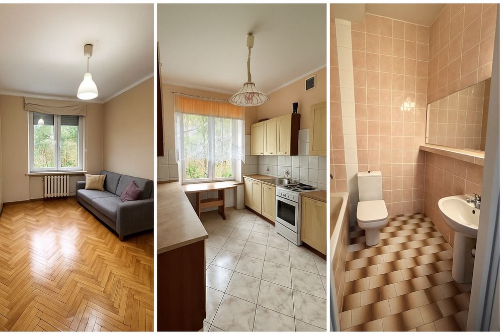 Mieszkanie 2 pokoje Zazamcze cegła 2 piętro niski blok garaż piwnica