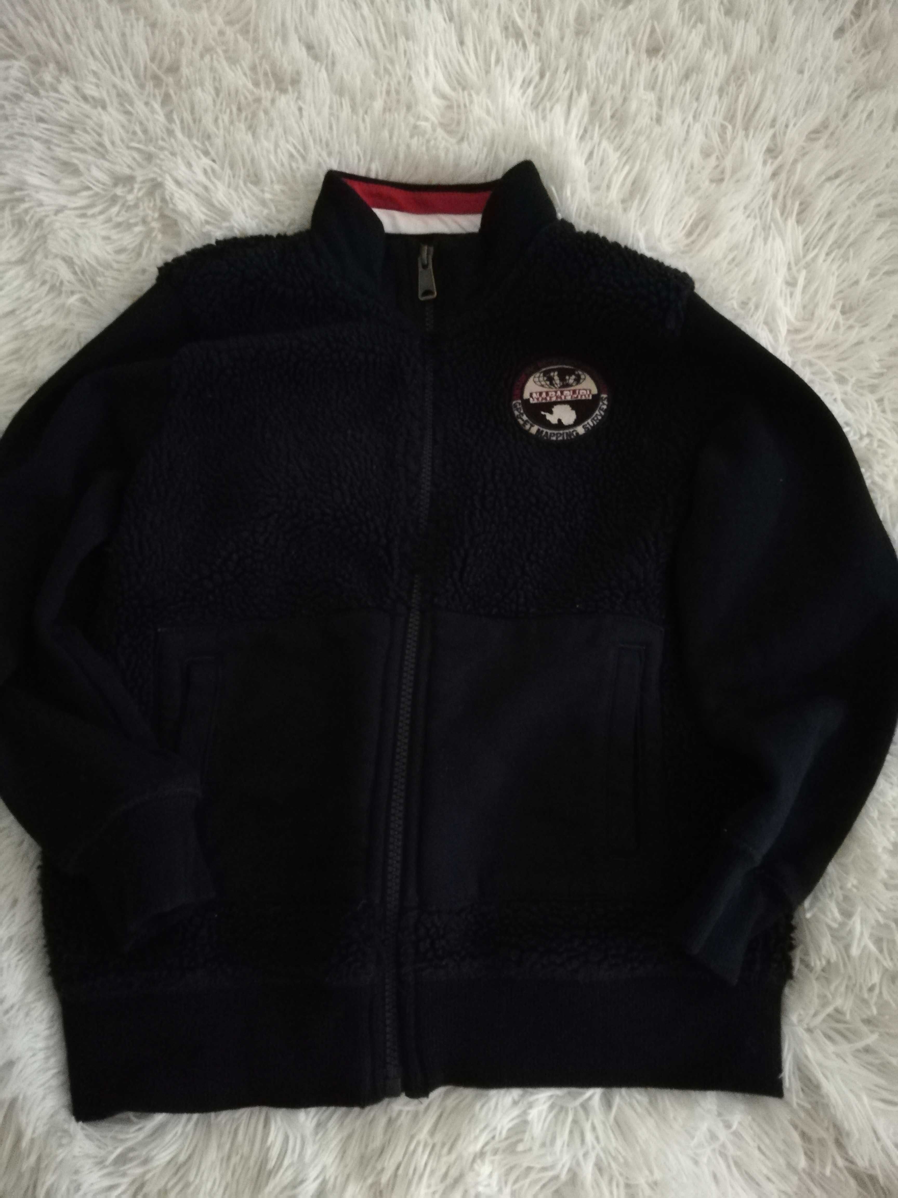bluza NAPAPIJRI 140 10 lat polarek NAPAPIJRI 140 baranek stójka 140