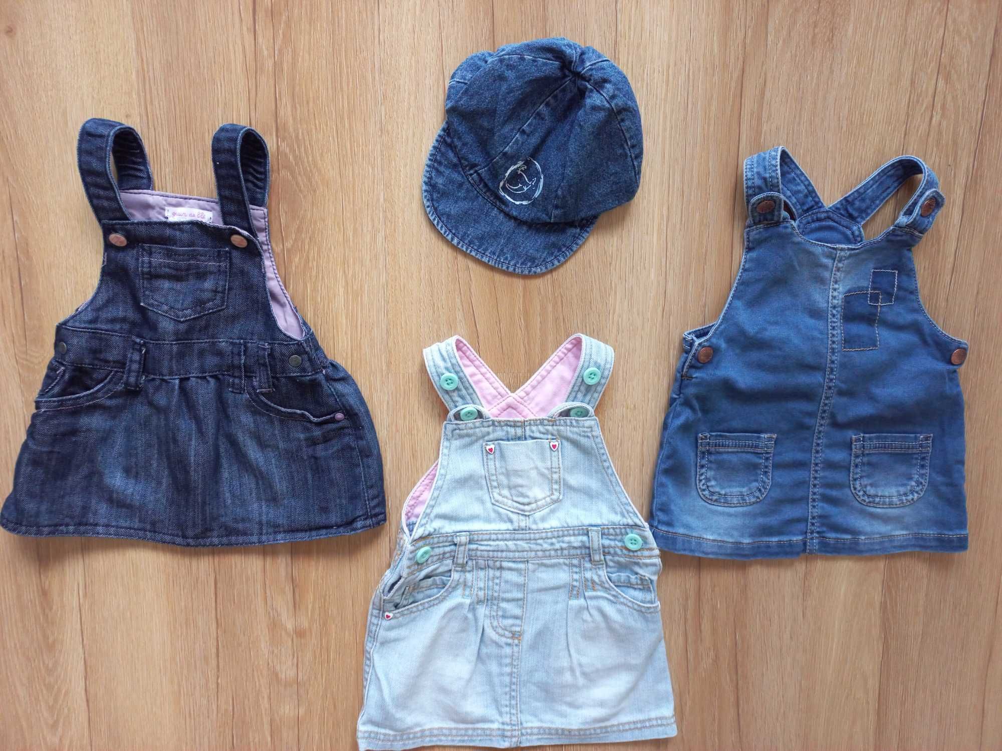 Sukienki jeansowe r. 62/68 Marks&Spencer