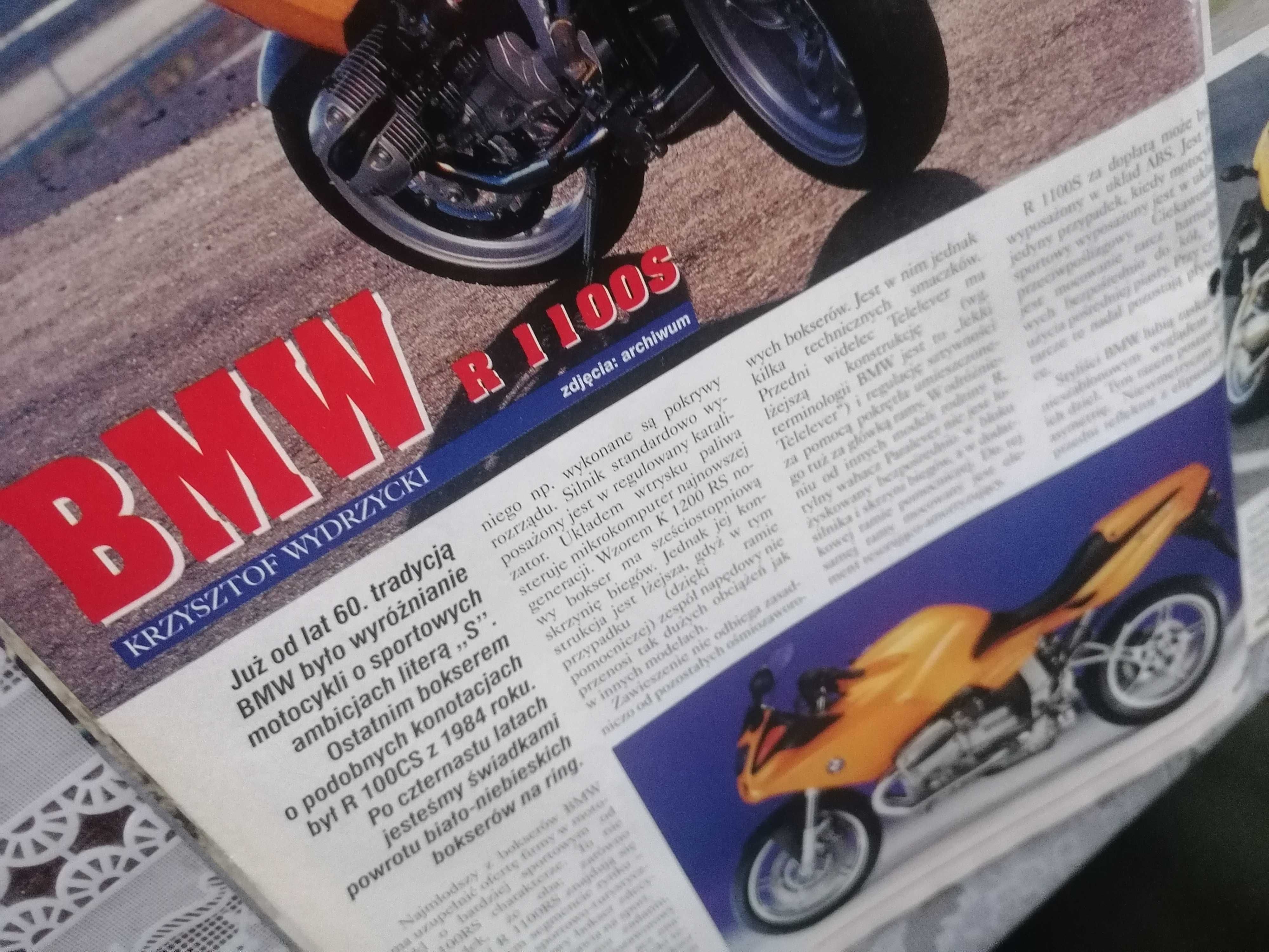 Gazeta świat motocykli JUNAK Honda GL 1500SE HONDA CBX 750 F DKW