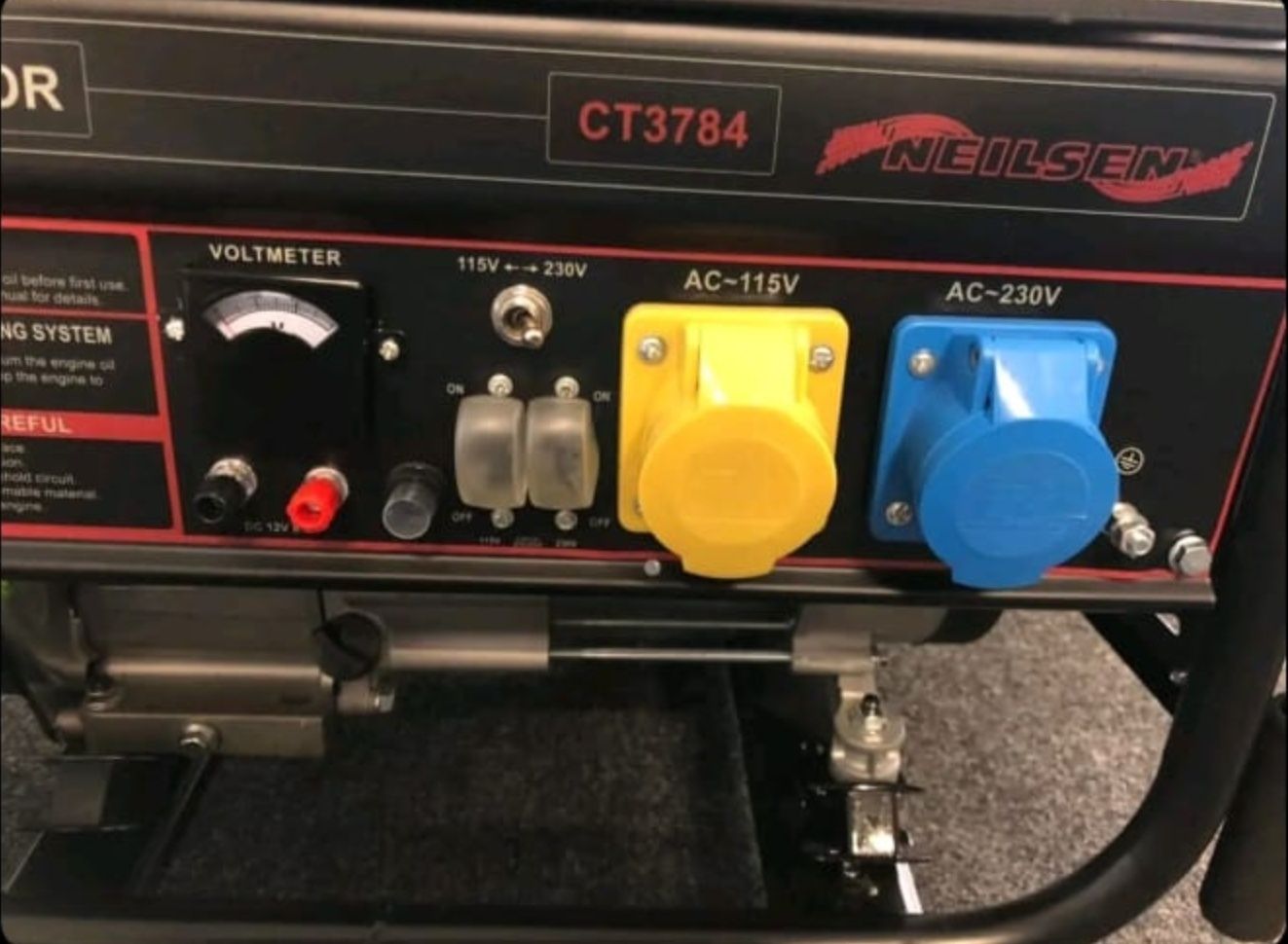 Генератор 2800w Бензиновий генератор Neilsen CT3784 15л