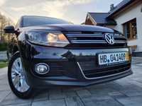 Volkswagen Tiguan 2.0TDI 150KM**LOUNGE!*Czarna Perła z Niemiec*Navi*Piękna Tapicerka*HAK