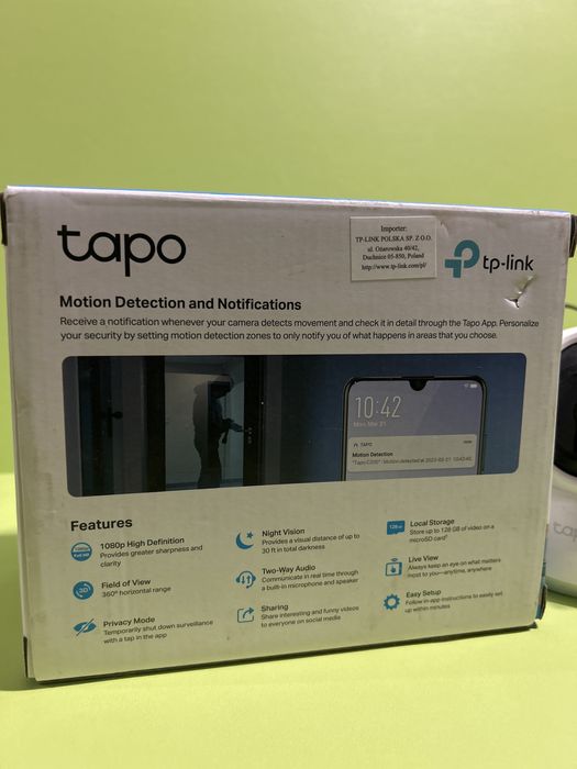 Tapo c200 камера відеоспостереження