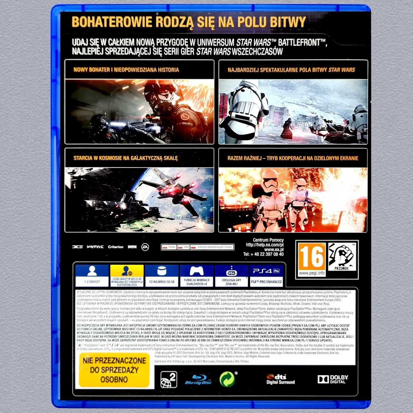 Star Wars Battlefront II PL Ps4 POLSKI DUBBING Gwiezdne Wojny 2