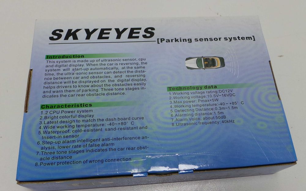 Czujnik czujniki  parkowania cofania Skyeyes