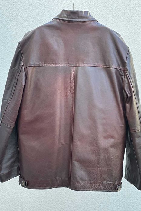 Casaco Couro Clássico (100% pele genuína) - Como Novo