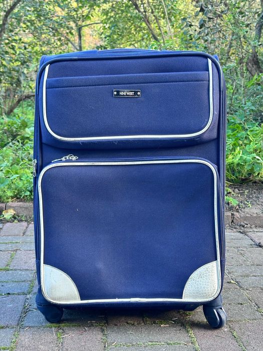 Валіза синя, велика, розмір L