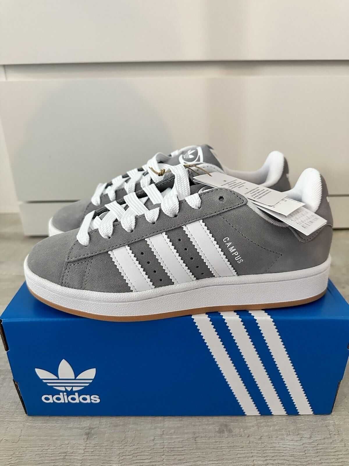 "Adidas Campus 00 - ""Goma Gris"" Totalmente Nuevo 38