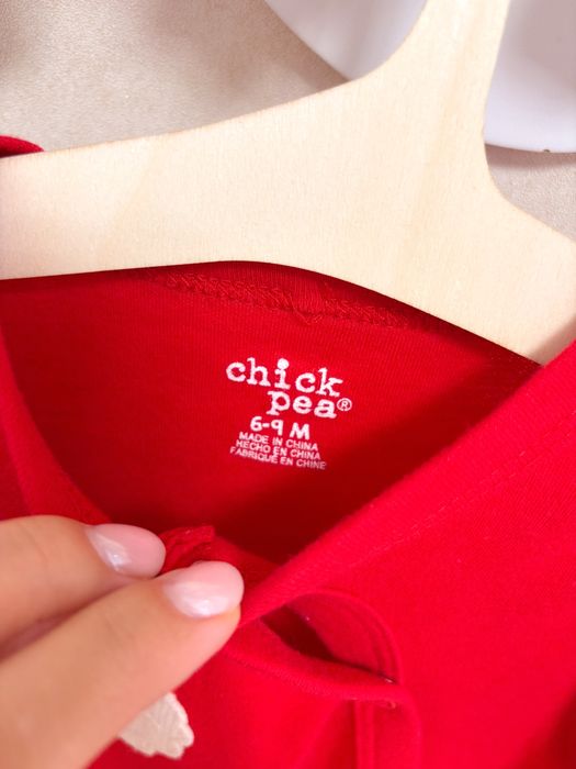 Чоловічок різдвяний санта клаус 74 6-9 міс Chickpea