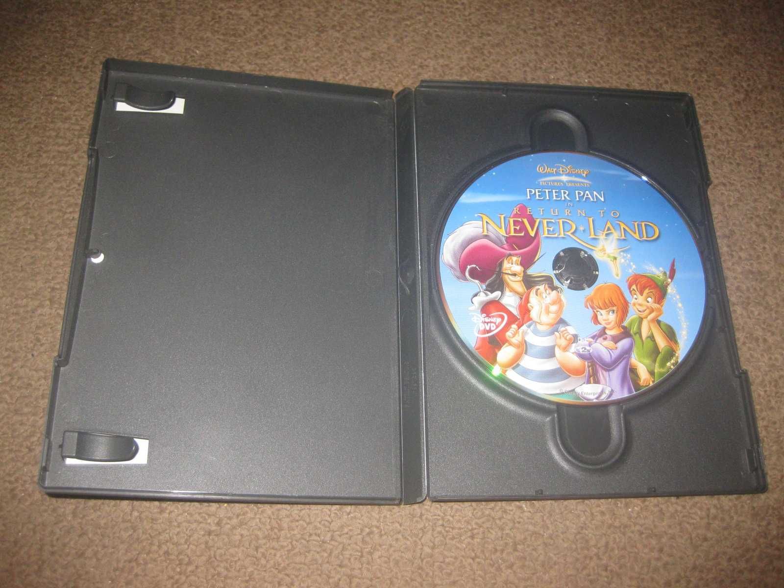 DVD "Peter Pan em A Terra do Nunca"