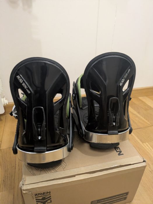 Raven S400 APX M L wiązania snowboardowe snowboard czarne Burton Union