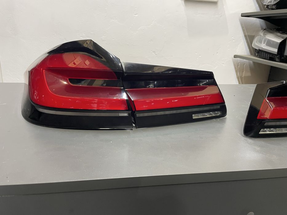 Оригінал стопи bmw g30 5 series рест lci фонарі європа жовті