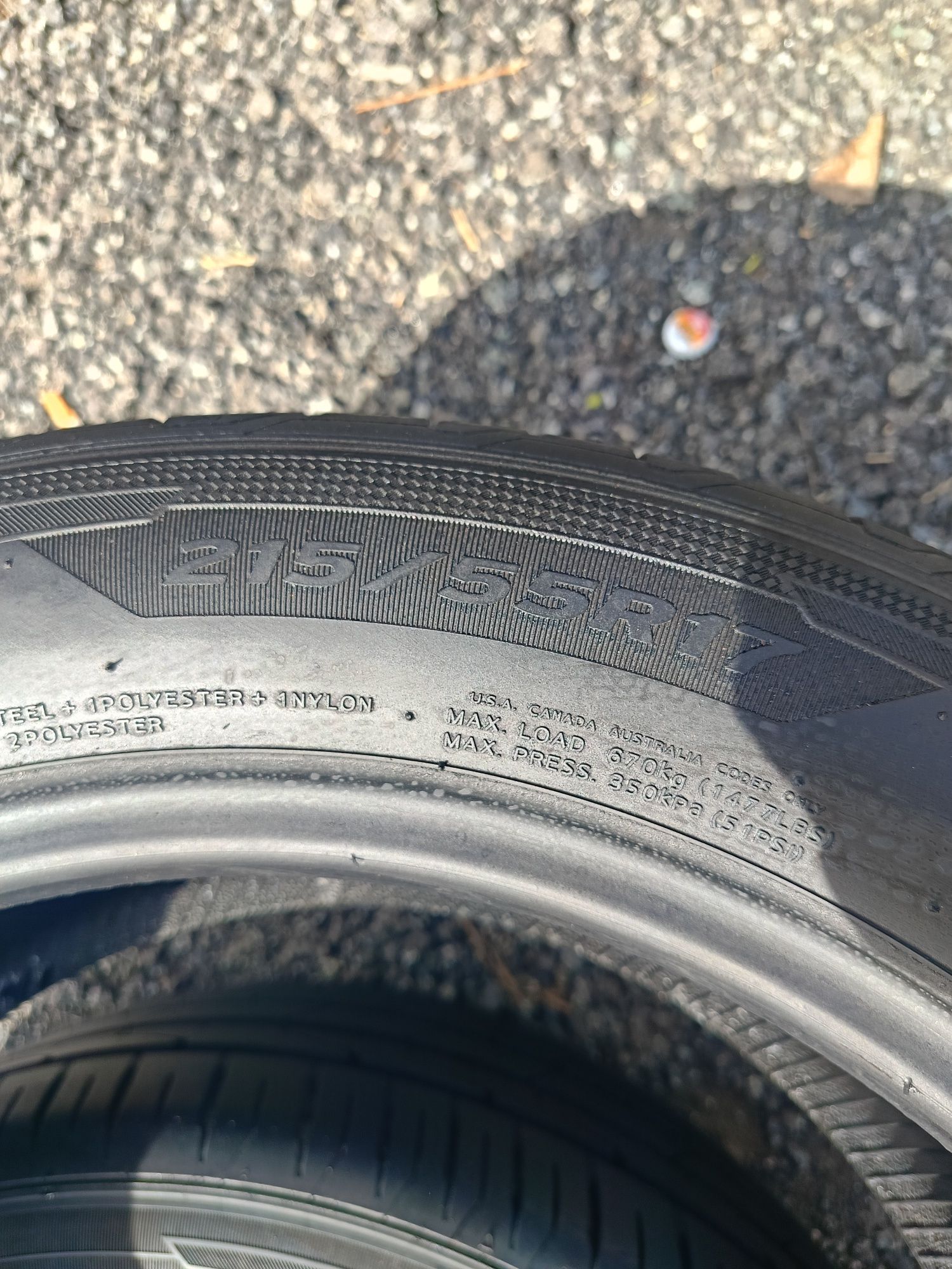 Opony Letnie Hankook 215/55-17 Cena za 2 Sztuki