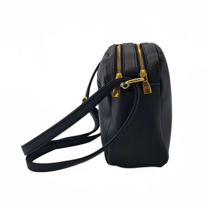 Czarna torebka Enrico Coveri przez ramię