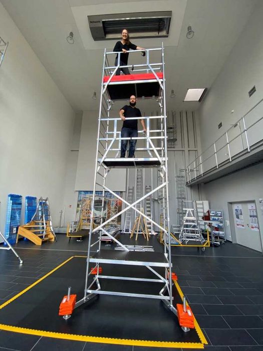 Wynajmę RUSZTOWANIE 8m aluminiowe lekkie mobilne wypożyczę wynajem