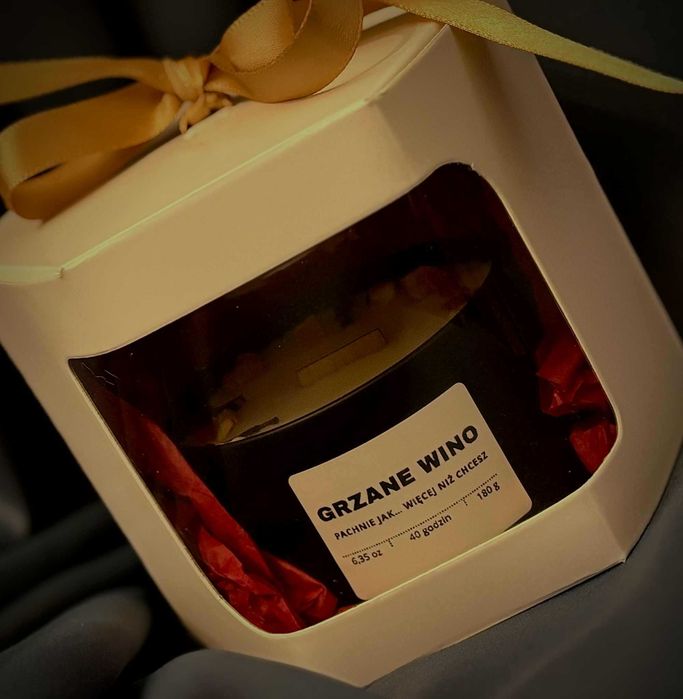 Świeca Sojowa GRZANE WINO – idealna na prezent