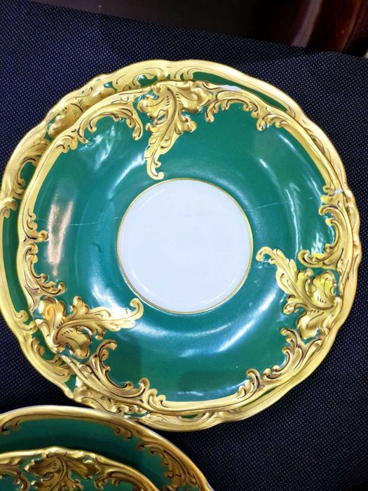 Serwis Wawel Złoty Liść Fryderyka szmaragdowy