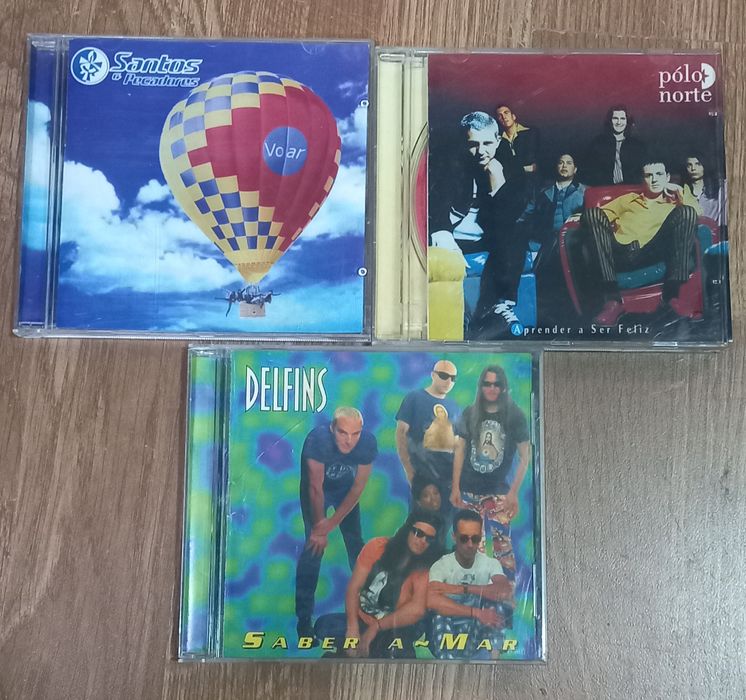 Tres CDs de música portuguesa