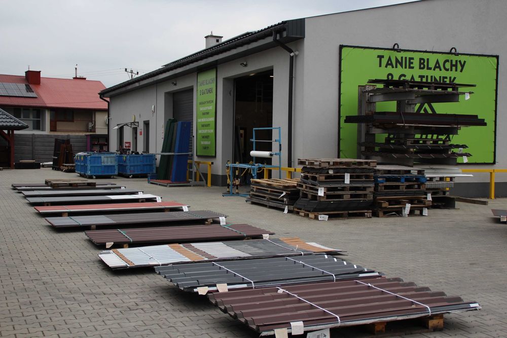 BLACHA NA OGRODZENIE pakiet blachy 50 arkuszy 19,99zł