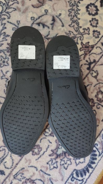 Шкіряні туфлі чоловічі Clarks нові! 41р. 270