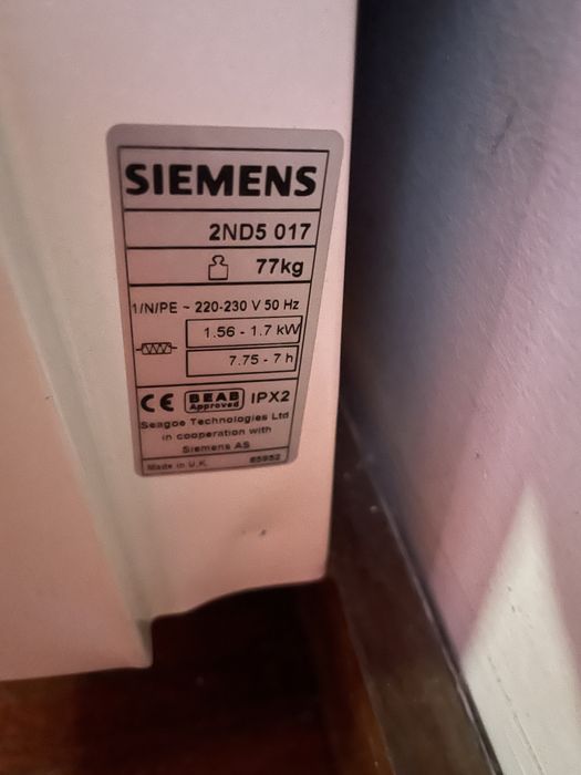 5 Acumuladores de calor Siemens e Dimplex