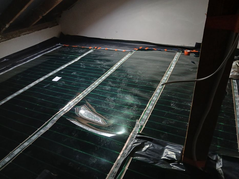 Elektryka, ogrzewanie podłogowe maty grzewcze, folia grzewcza, PV