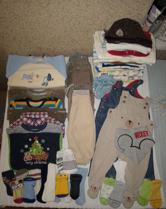 Лот речей на хлопчика 3-6 місяців